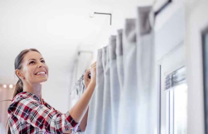 entrega e instalacion de cortinas