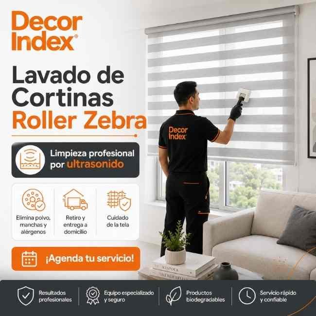 Limpieza de cortinas roller zebra Limpieza de cortinas roller zebra