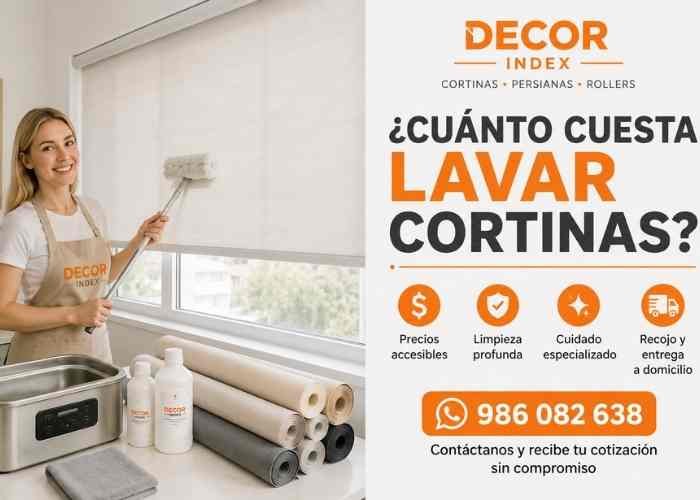 Cuánto cuesta lavar Cortinas
