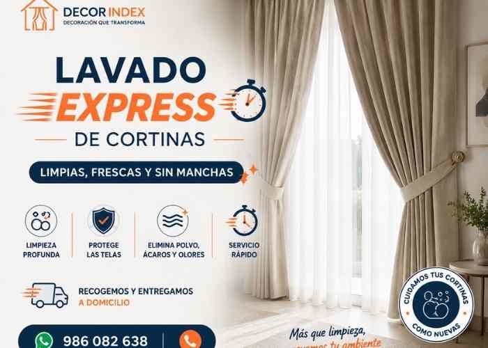 Lavado Express de Cortinas