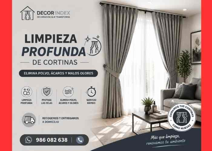 Lavado profundo de cortinas