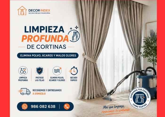 Limpieza a profundidad de cortinas