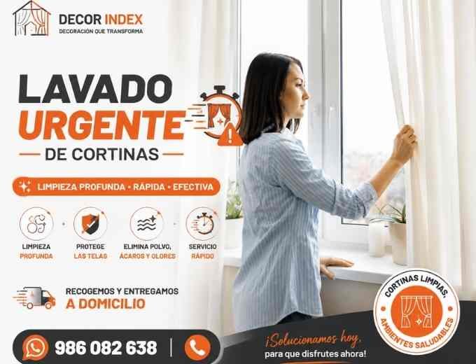 Limpieza urgente de Cortinas